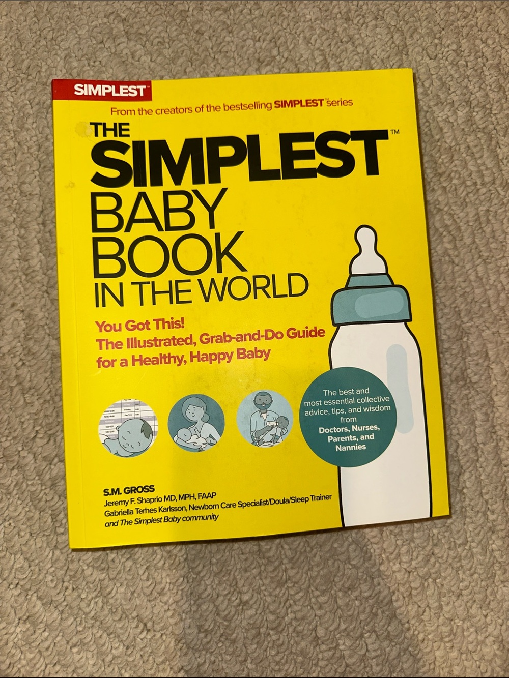 The Simplest Baby Book in the World - Yellow Cover